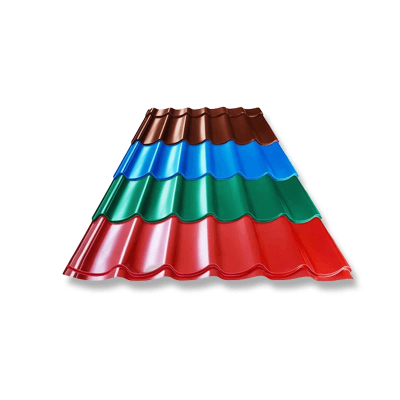 SGCC Dx51d Colored Galvanized Iron Roof Corrugated Plate factory